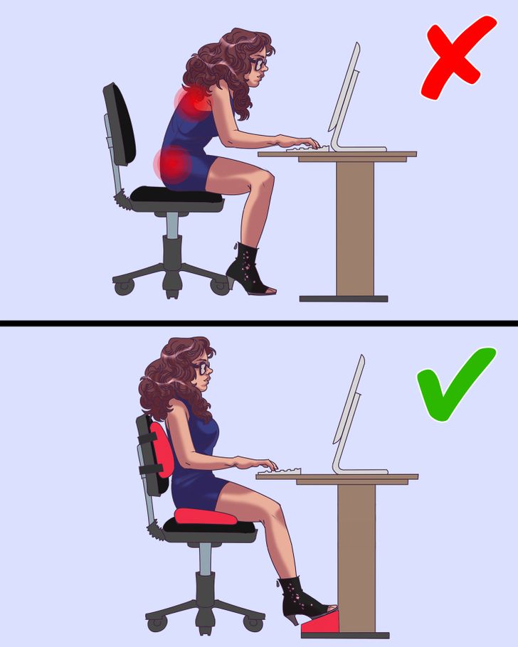 Cách khắc phục 10 tư thế ngồi gây hại cho sức khỏe tại văn phòng-5