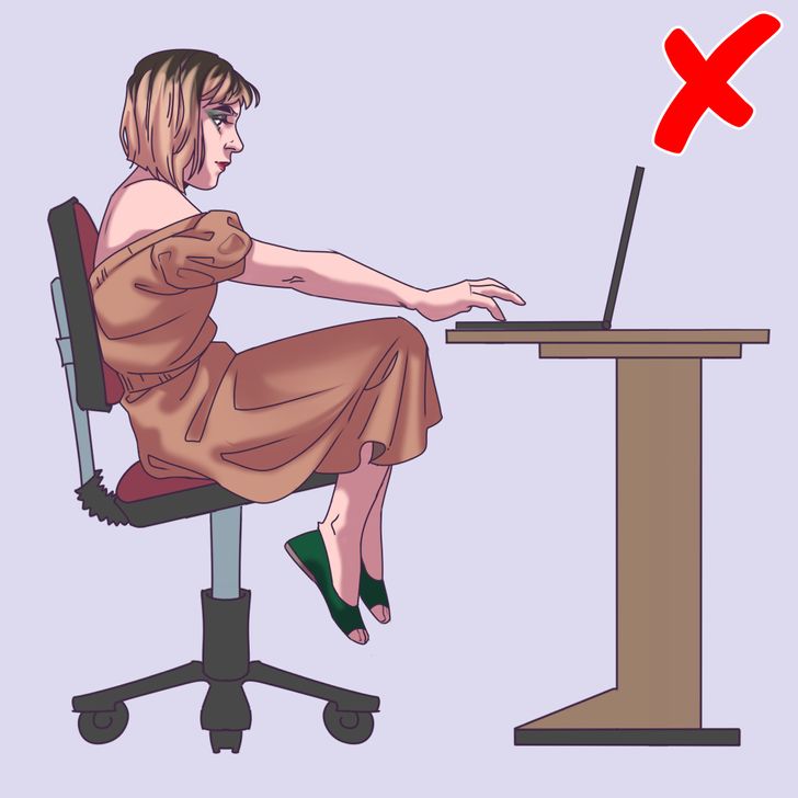 Cách khắc phục 10 tư thế ngồi gây hại cho sức khỏe tại văn phòng-8