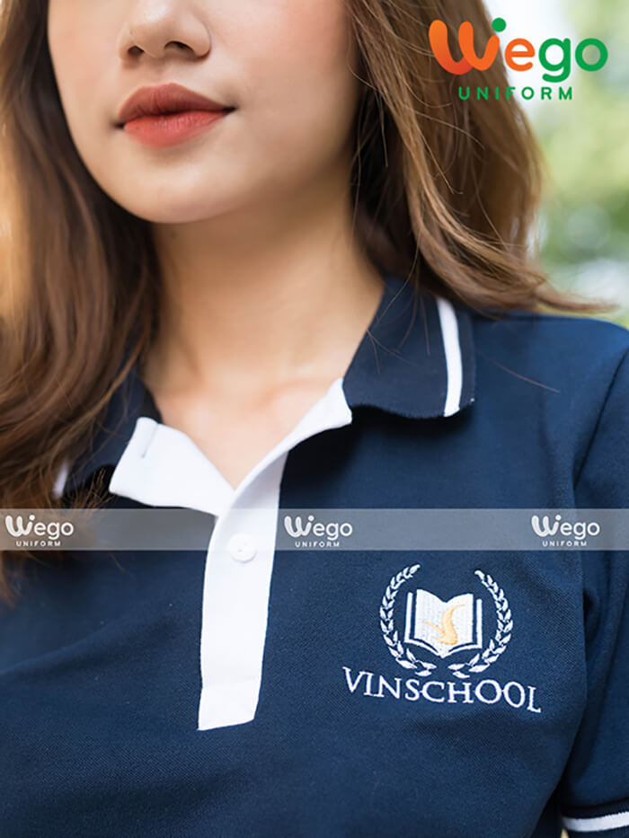 May dong phuc áo phông đồng phục học sinh trung học Vinschool