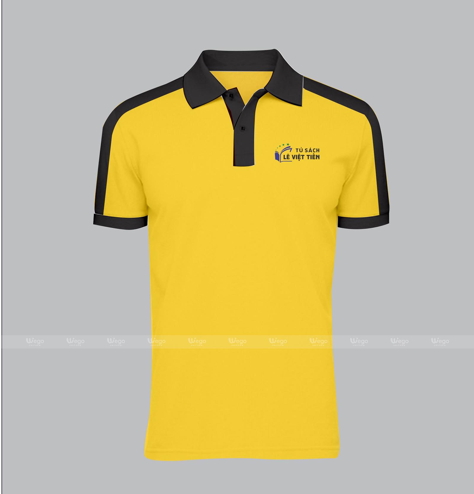 Áo Thun Phông Đồng Phục Màu Vàng Ml07301 - Đồng Phục Wego Uniform