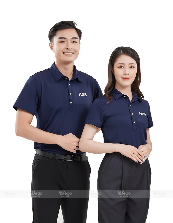 Áo Thun Phông Đồng Phục Subtle Polo Màu Xanh Đen - Đồng Phục Wego Uniform