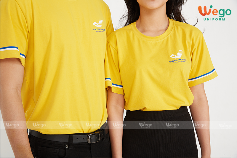 Áo phông đồng phục Dynamic Uniform màu vàng cận thân