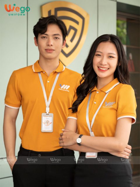 Áo phông đồng phục logo vietnamobile