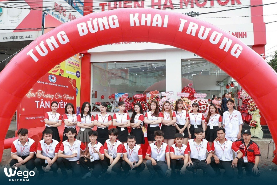 thun phong dong phuc doanh nghiep