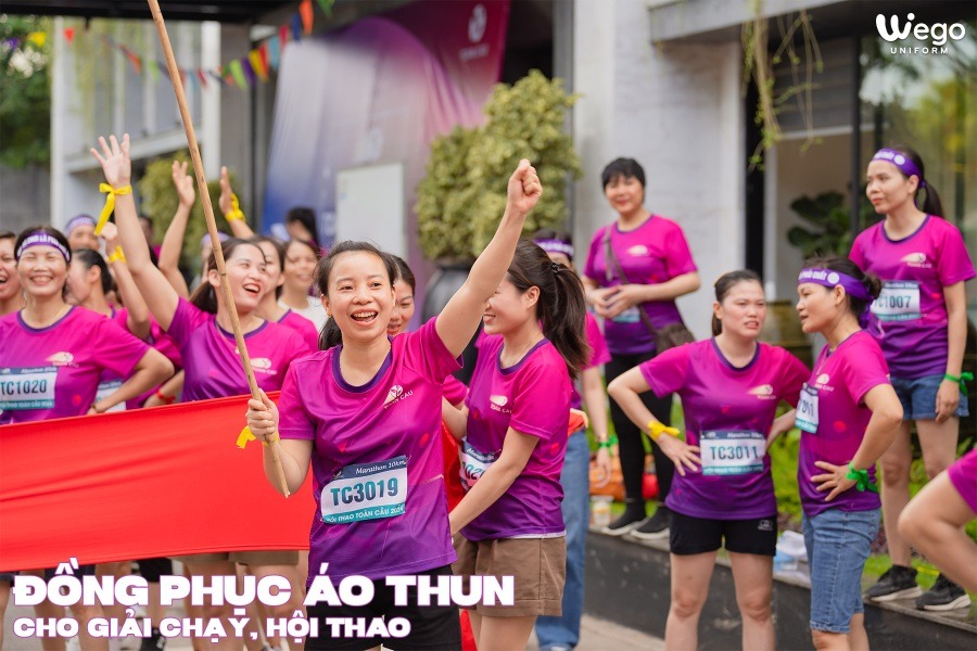 may dong phuc ao thun