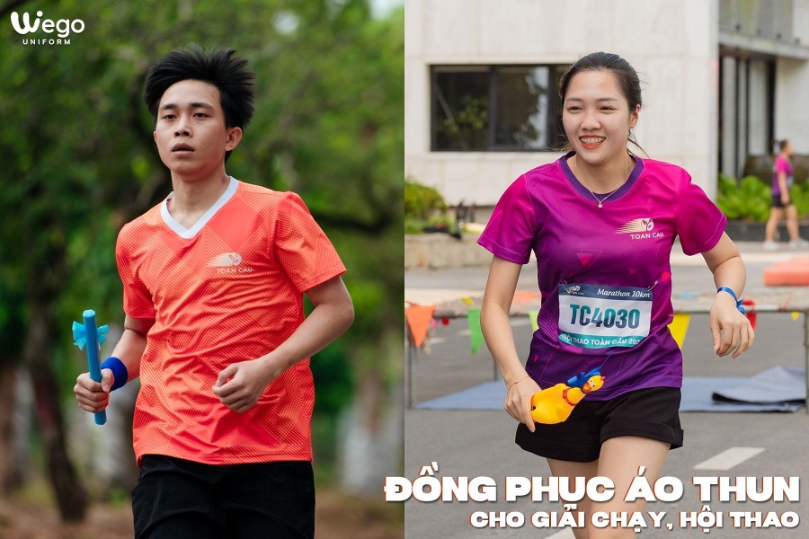 may dong phuc ao thun