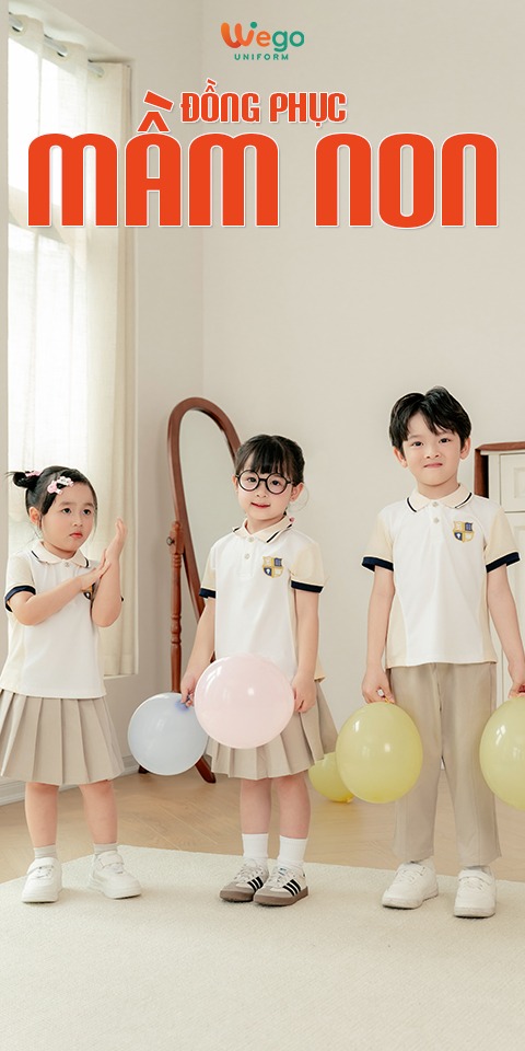 ao thun phong dong phuc mam non mau gao trang