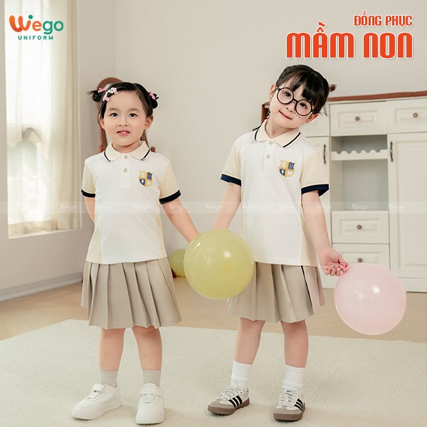 chan vay xep ly dong phuc mam non mau be sua