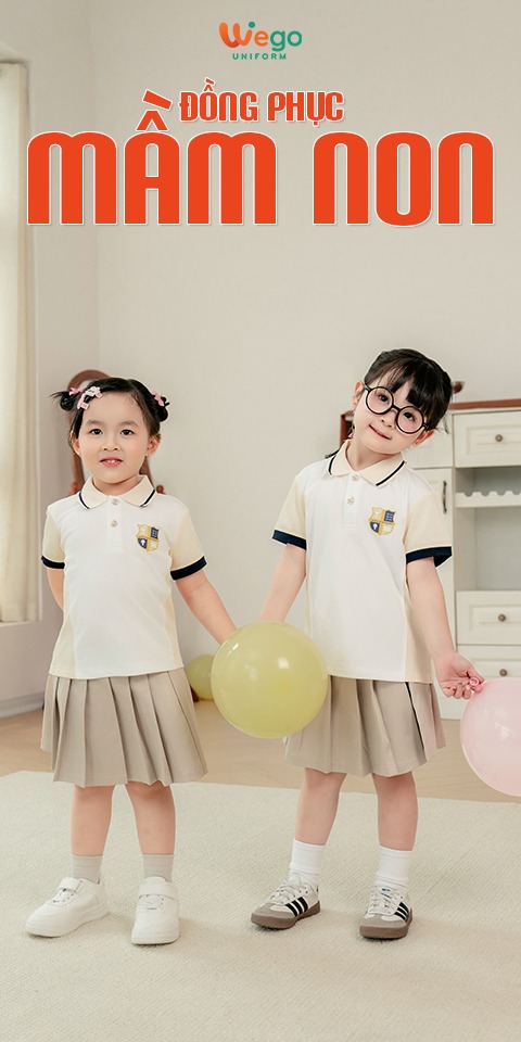 chan vay xep ly dong phuc mam non mau be sua