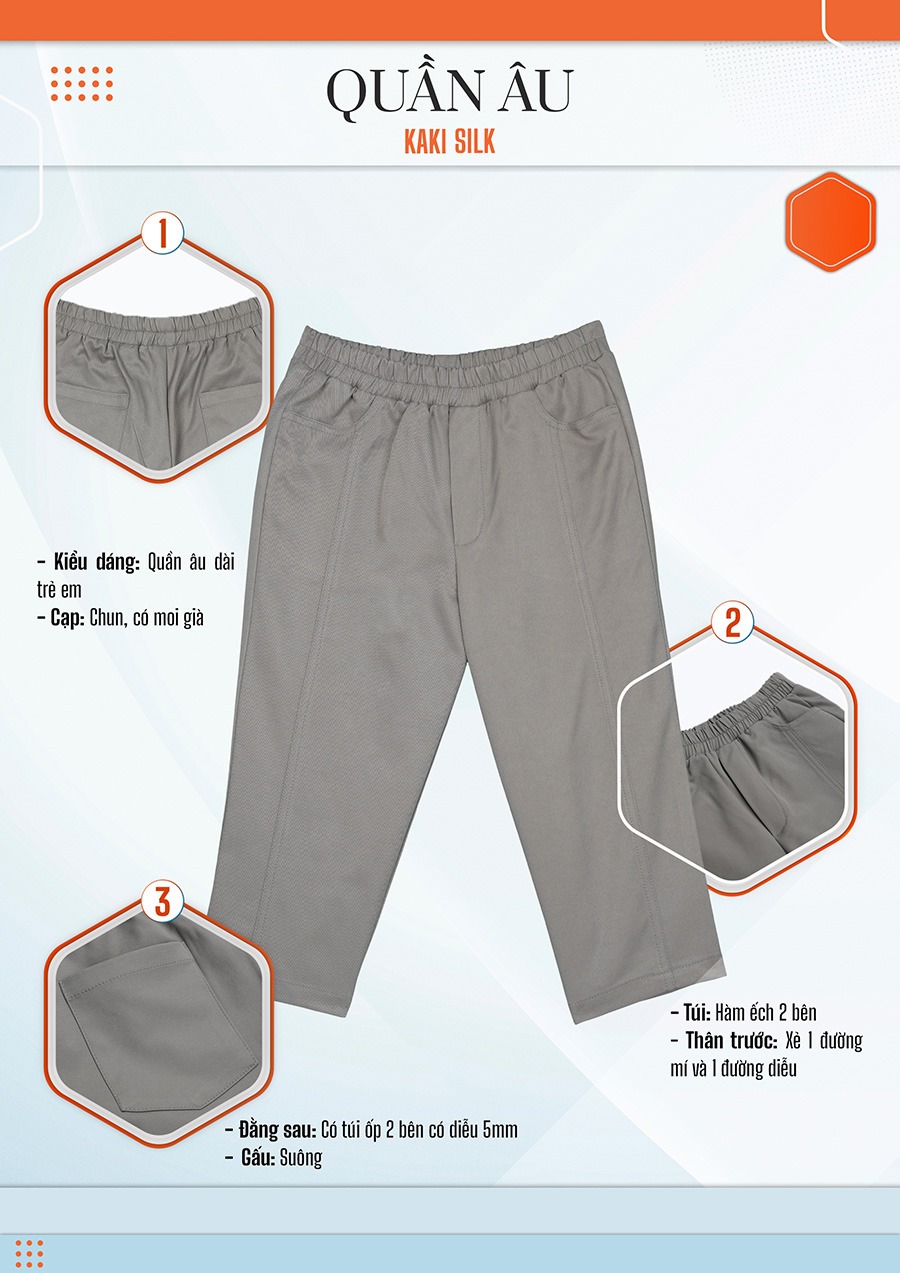 quan au dong phuc mam non mau ghi