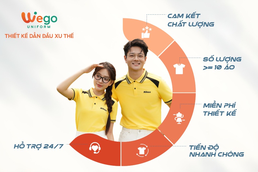 ao thun phong dong phuc coolpass vang cuc