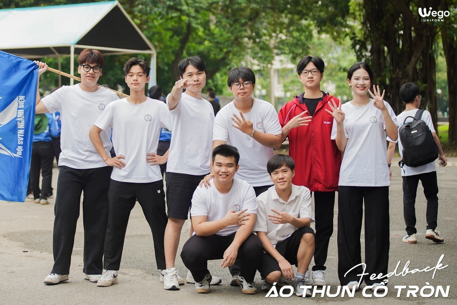 dong phuc ao thun co tron