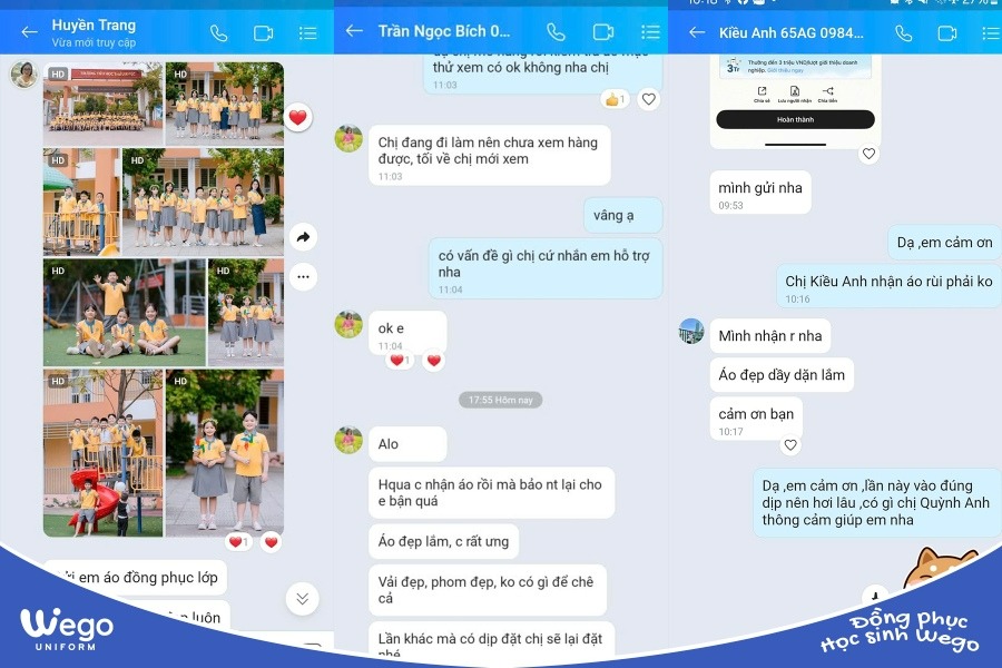 dong phuc hoc sinh